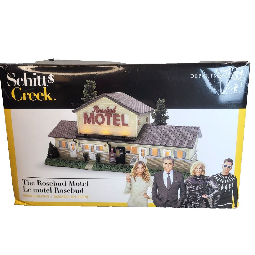 Dept 56 THE ROSEBUD MOTEL SCHITT'S CREEK Hot Properties 6013684 LIGHTS UP! NEW